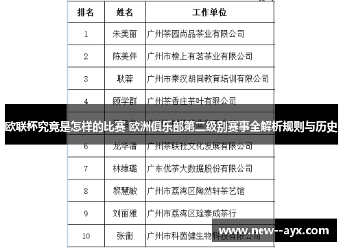欧联杯究竟是怎样的比赛 欧洲俱乐部第二级别赛事全解析规则与历史 欧联杯究竟是怎样的比赛 欧洲俱乐部第二级别赛事全解析规则与历史